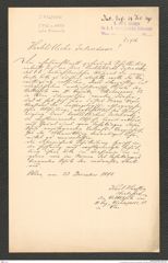 k.k. naturhistorisches Hofmuseum, Intendanzakten 1885-1896 (Hauer), Aktenzahl Z.736.a/1890, Seite 1